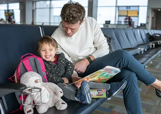 Voyager avec un bébé - Aéroport Nantes Atlantique 