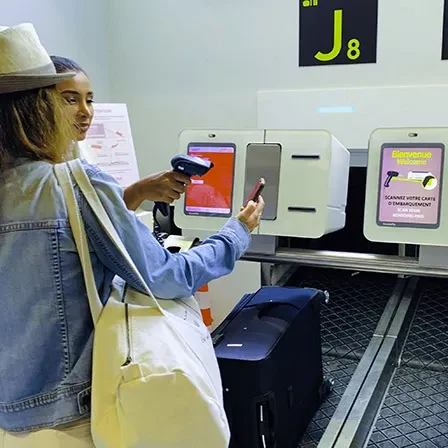 Banques d’enregistrement automatisées - Aéroport Nantes Atlantique