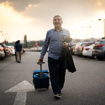 Parking dépose minute de l'aéroport Nantes Atlantique