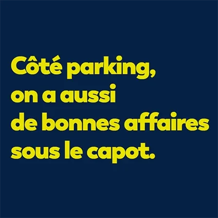 Côté parking, on a aussi de bonnes affaire sous le capot. Côté parking, on a aussi de bonnes affaire sous le capot.