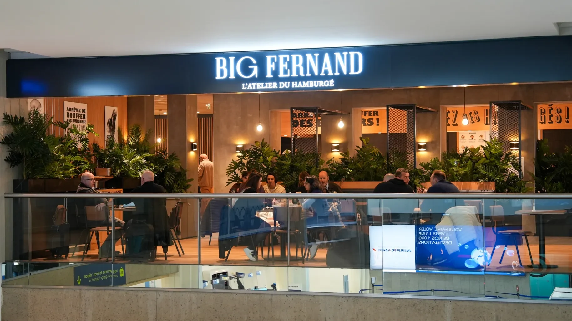 Vol au départ de Nantes - Nantes - Restaurants - Big Fernand-  Aéroport Nantes Atlantique - 1
