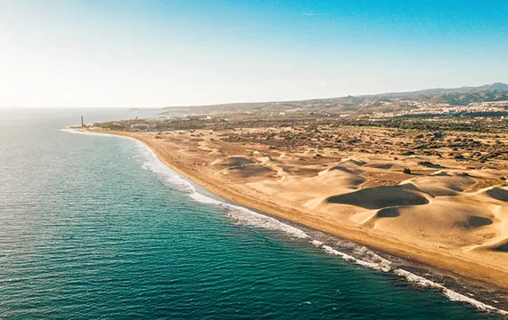 Vue des dunes de Maspalomas 