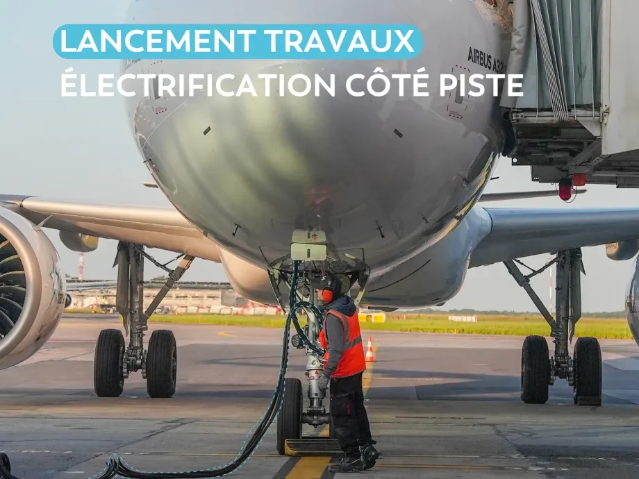 Électrification du tarmac de l’aéroport Nantes Atlantique 