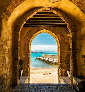 Cafalu Sicile - arche à Beach