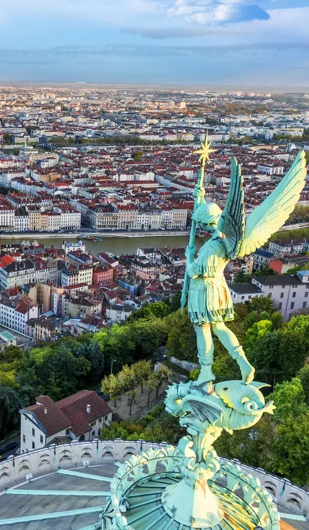 Vol Nantes France- Lyon - Aéroport Nantes Atlantique - 2